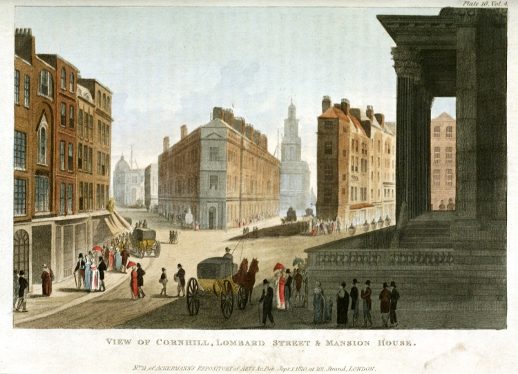 Cornhill,_Lombard_Street,_and_Mansion_House,_from_Ackermann's_Repository,_1810